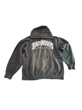 Backwoods Rick and Morty Black Hoodie L